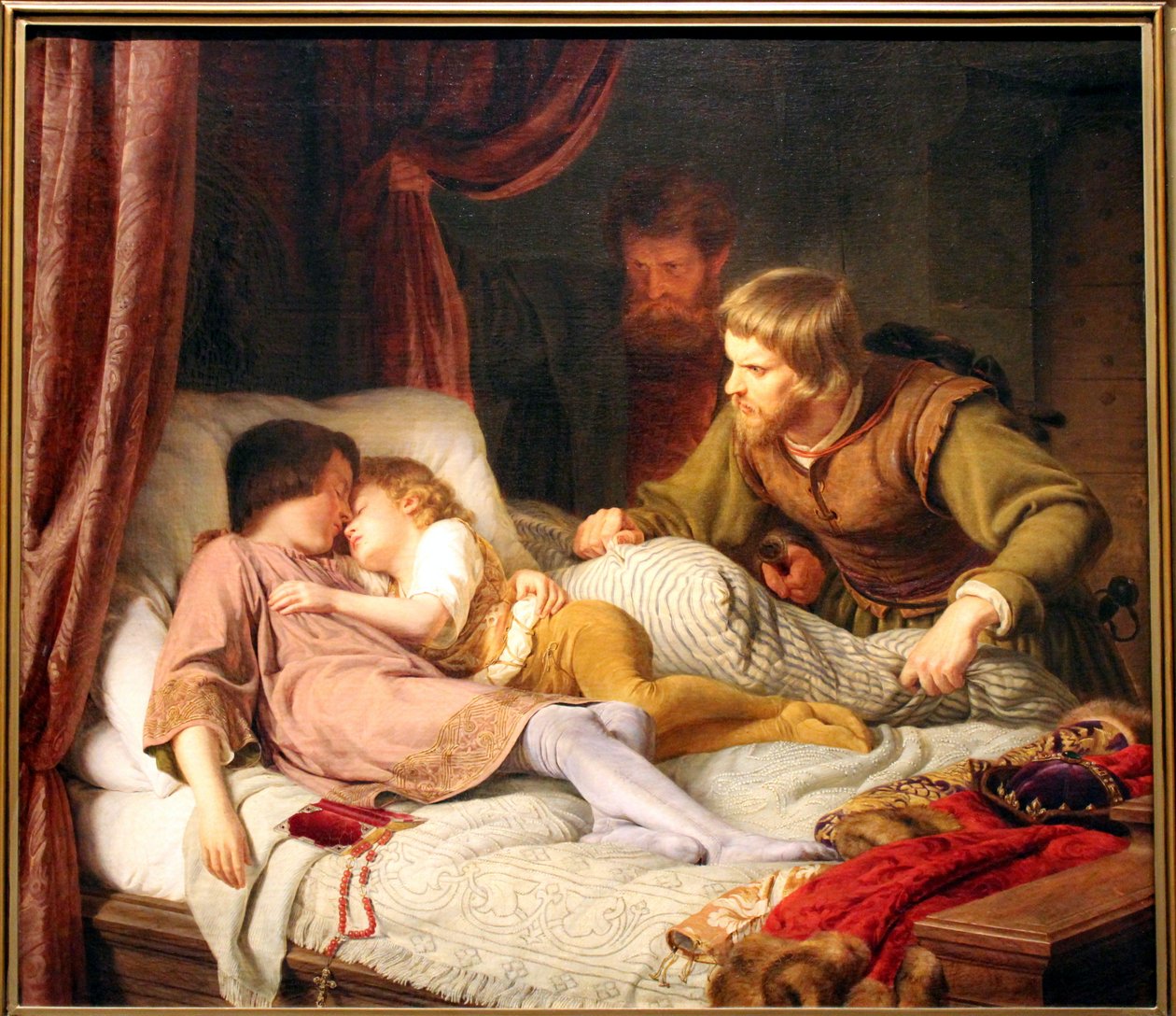 A promoção dos filhos de Eduardo IV de Theodor Hildebrandt