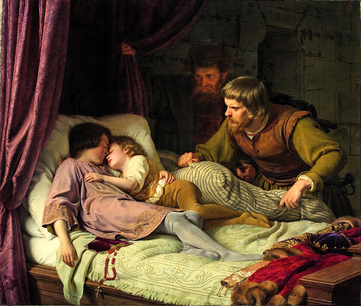 O assassinato dos filhos de Edward IV de Theodor Hildebrandt