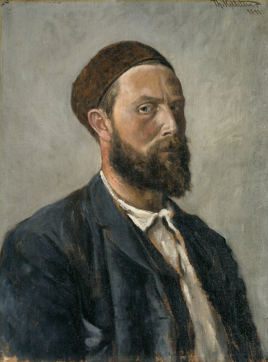 Auto-retrato de Theodor Kittelsen