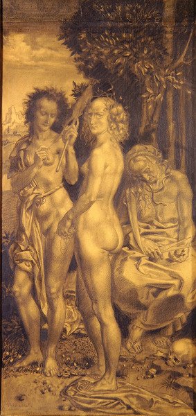 As Três Idades da Vida - painel direito de Theodor Baierl