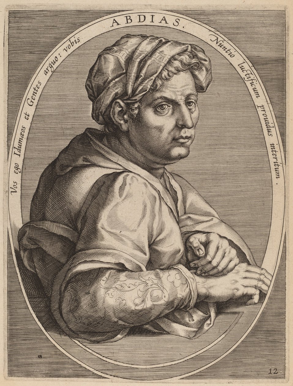 Abdias de Theodor Galle after Jan van der Straet