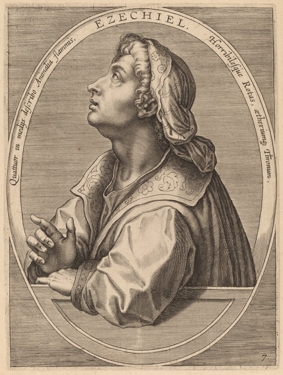 Ezequial de Theodor Galle after Jan van der Straet