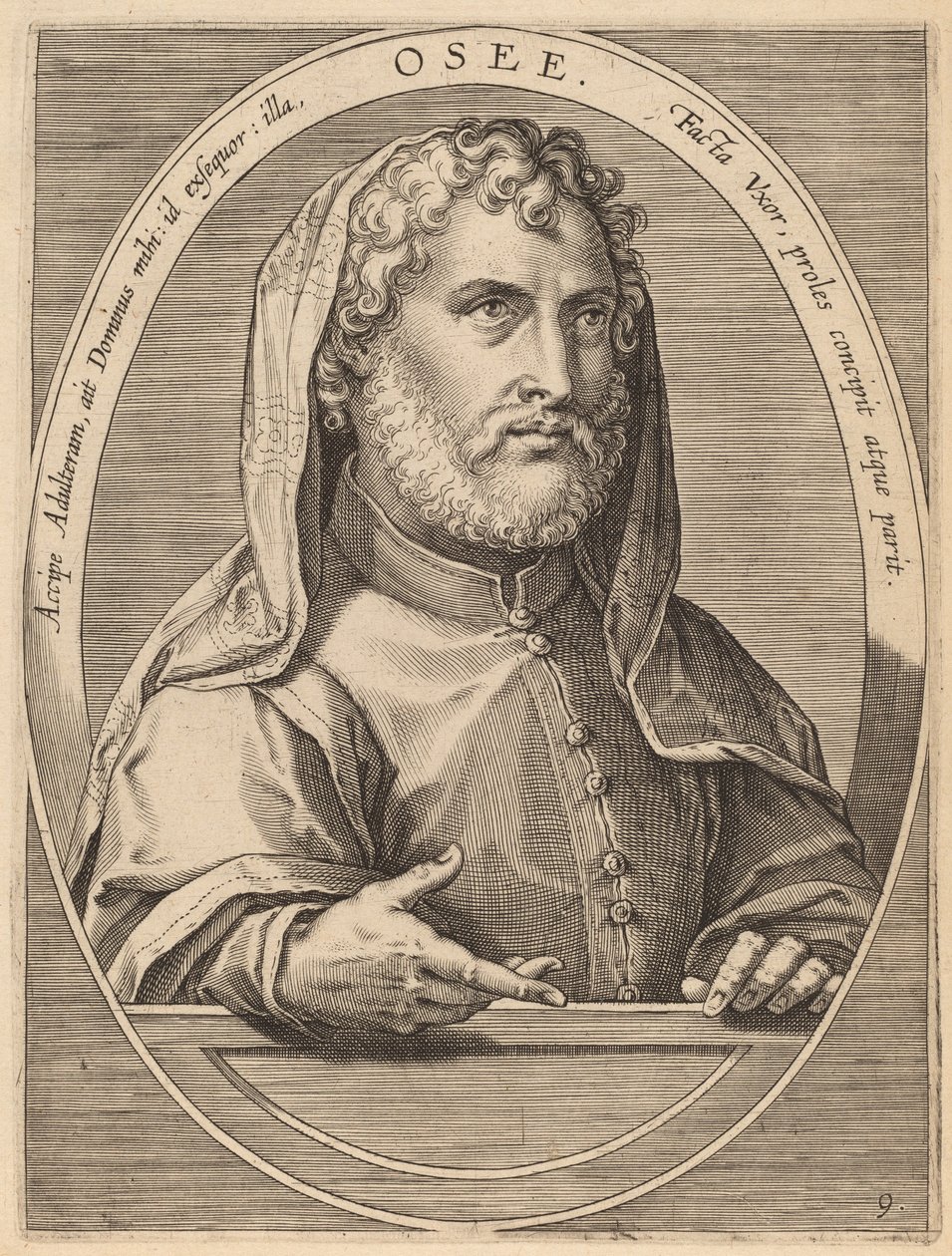 Hosias de Theodor Galle after Jan van der Straet