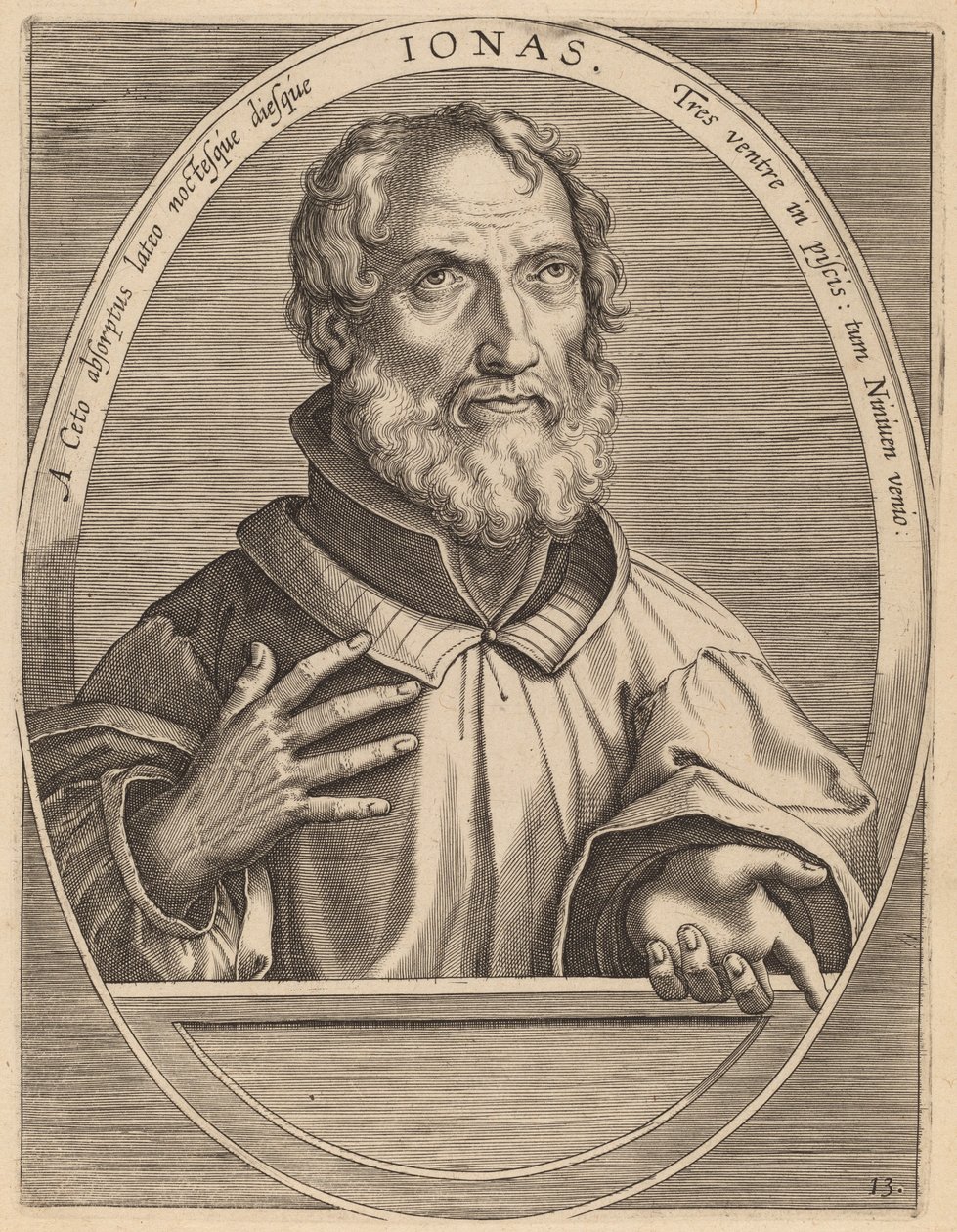 Ionas de Theodor Galle after Jan van der Straet