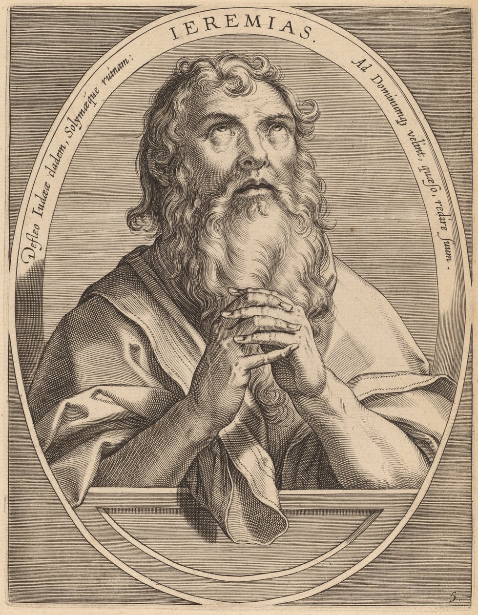 Jeremias de Theodor Galle after Jan van der Straet