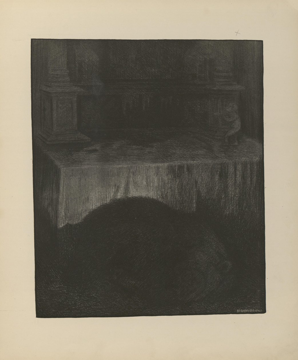 Ilustração retirada do livro Svartedauen de Kittelsen, Th. e publicada por L.E. Tvedte (no, 1901) de Theodor Kittelsen