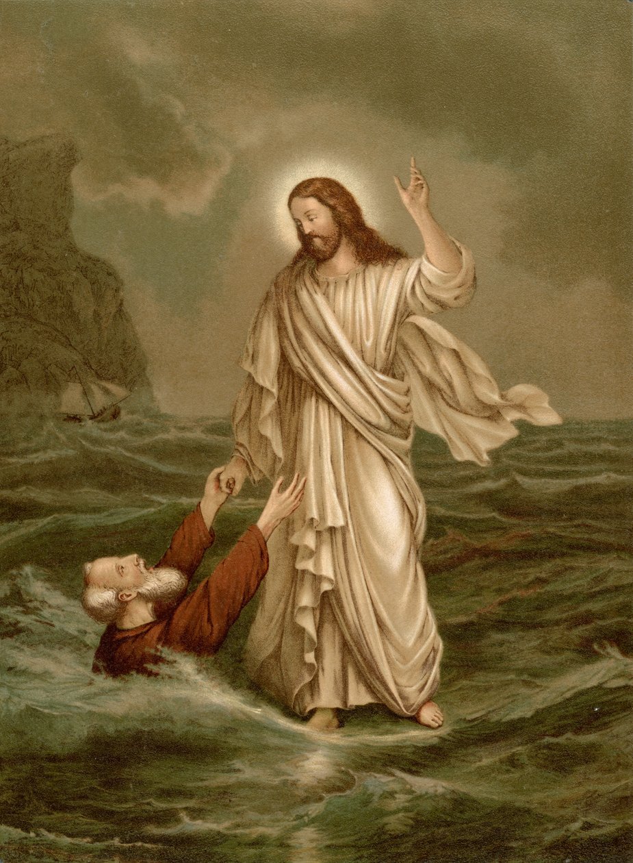 O Petrus afundando de Theodor Klenk