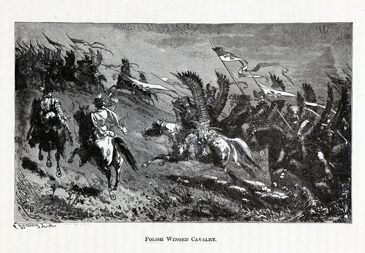 Cavalaria Alada Polonesa, 1882 de Theodor Knesing