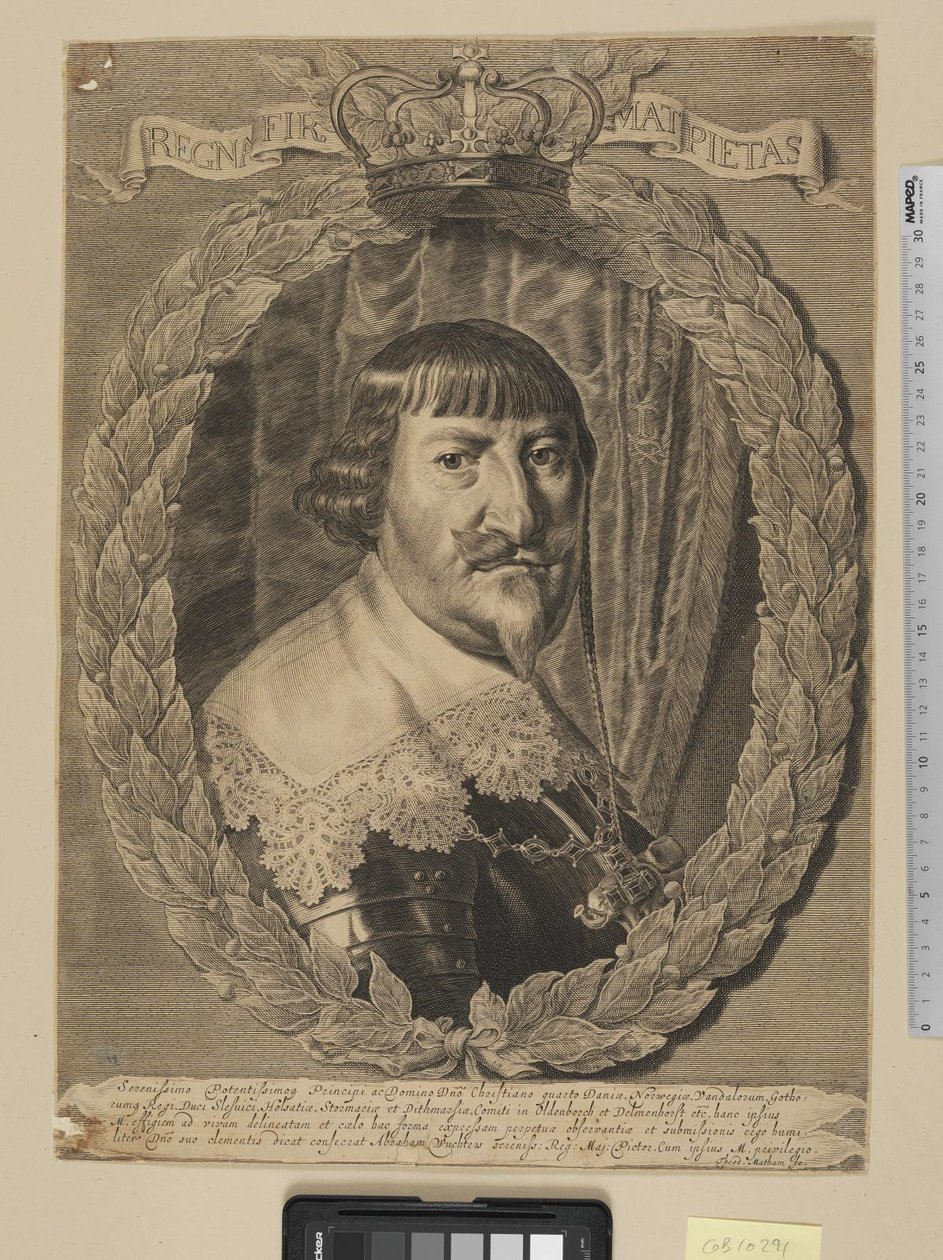 Cristiano IV, Rei da Dinamarca de Theodor Matham