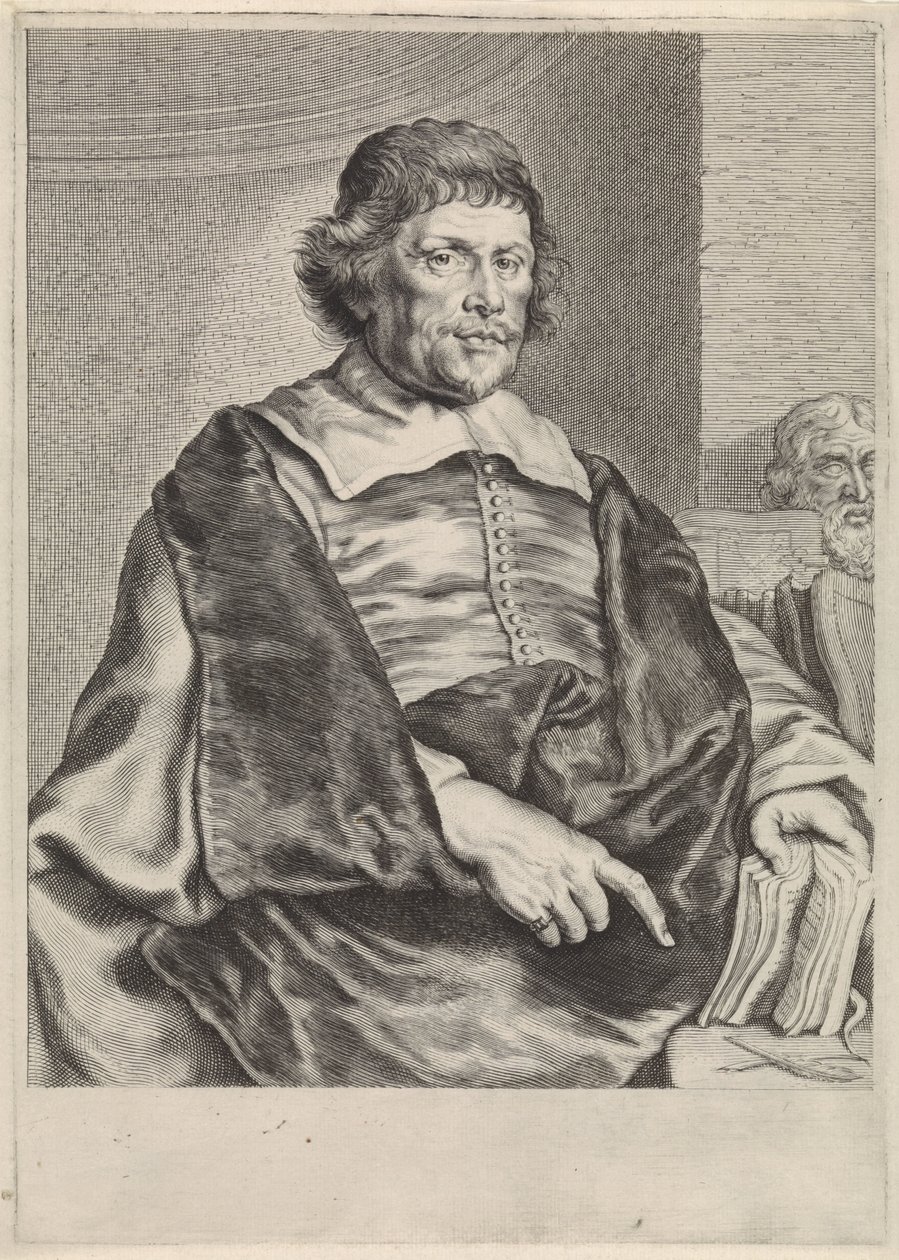Retrato de Caspar van Baerle de Theodor Matham