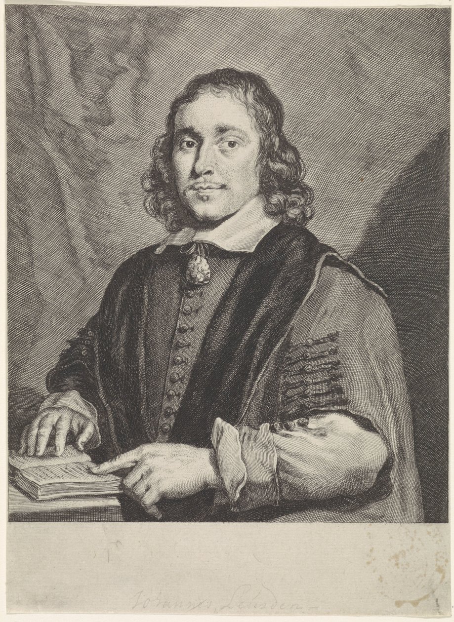 Retrato de Johannes Leusden de Theodor Matham