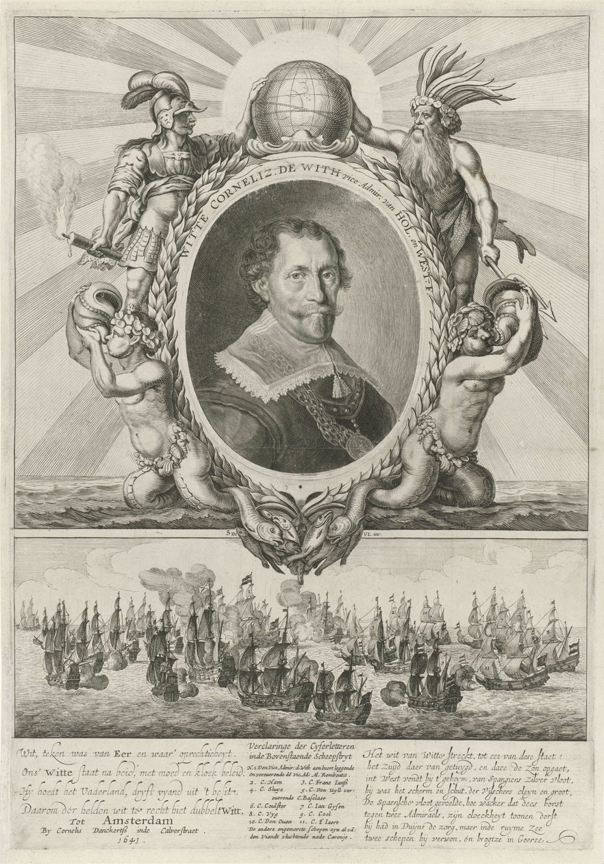 Retrato de Witte Cornelisz. de With de Theodor Matham