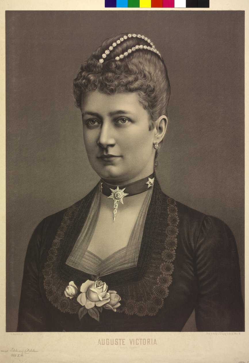 Auguste Victoria Imperatriz alemã de Theodor Mayerhofer