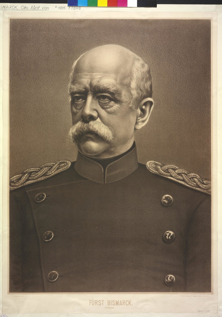 Chanceler do Reich Conde Bismarck de Theodor Mayerhofer