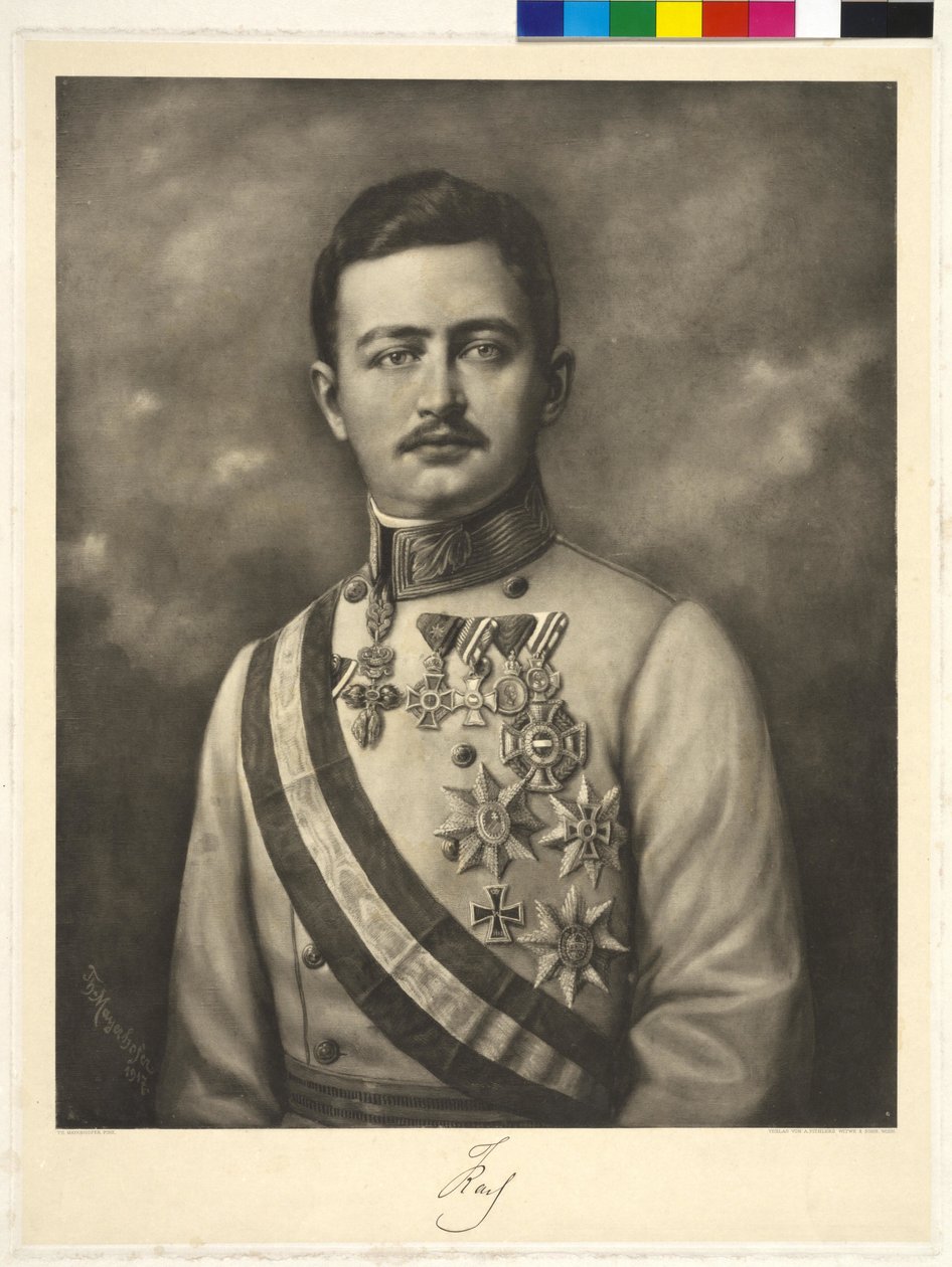 Imperador da Áustria Carlos I de Theodor Mayerhofer