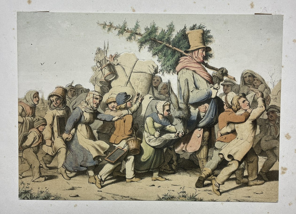 São Nicolau rodeado de crianças de Theodor Mintrop