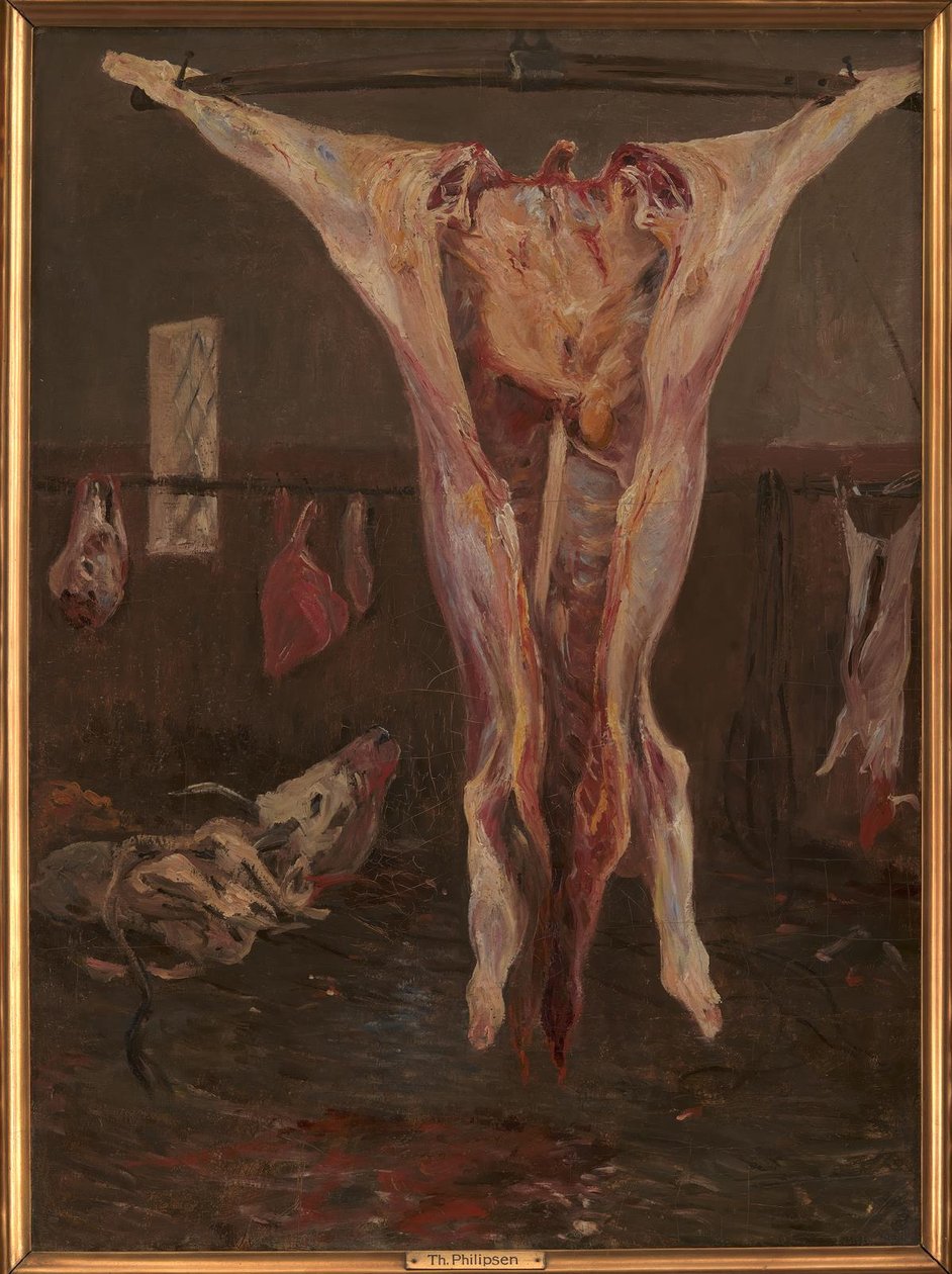 Um boi abatido, Roma de Theodor Philipsen