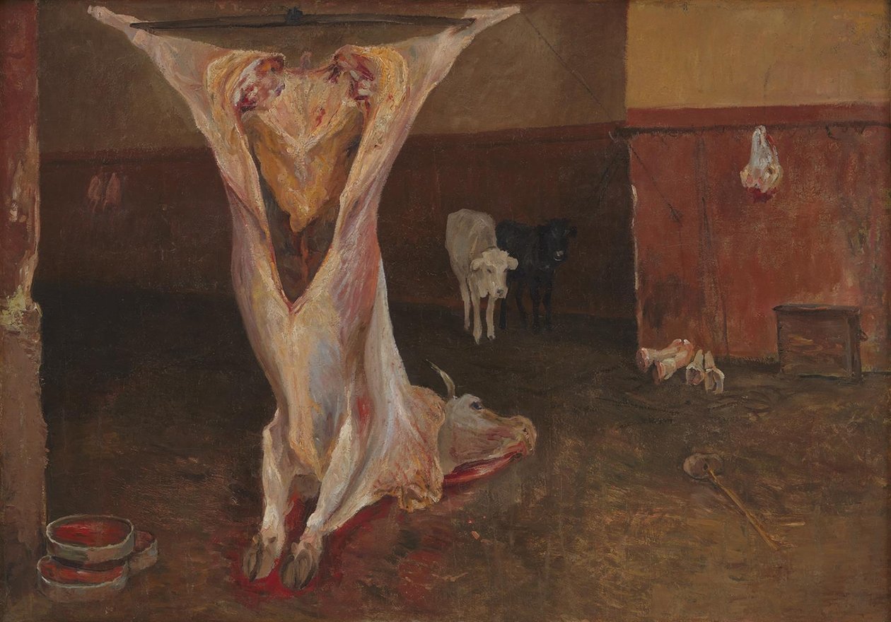 Carcaça de um boi. Roma de Theodor Philipsen