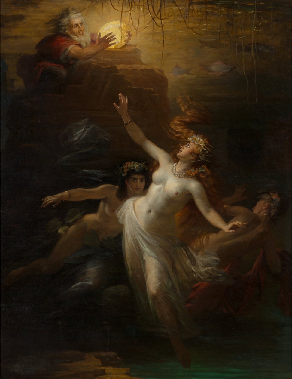 Ouro do Reno Das Rheingold, 1875. de Theodor Pixis