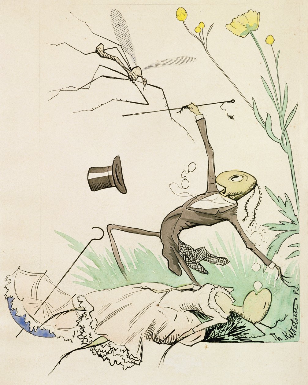 Um Ataque de Theodor Kittelsen