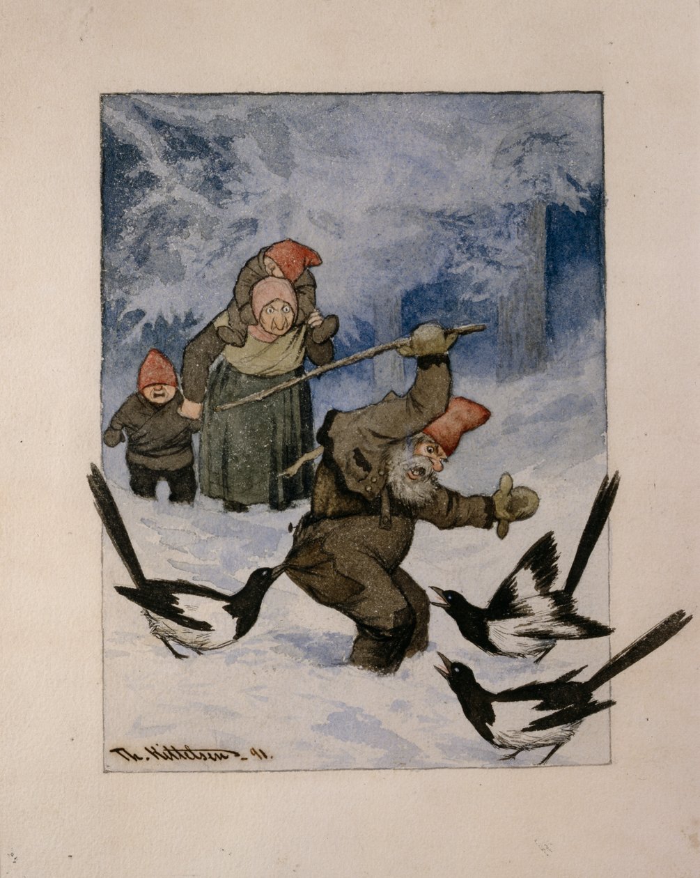Um Ataque de Theodor Kittelsen