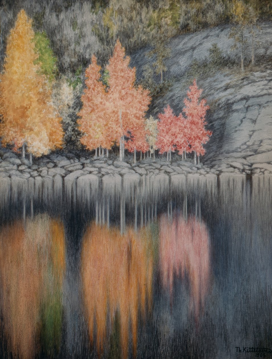 Osp com hemorragia de Theodor Severin Kittelsen