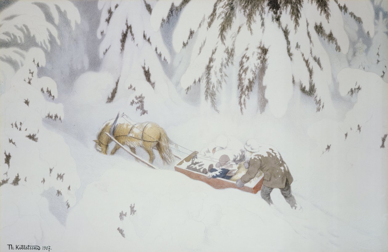 Troll de Natal de Theodor Kittelsen
