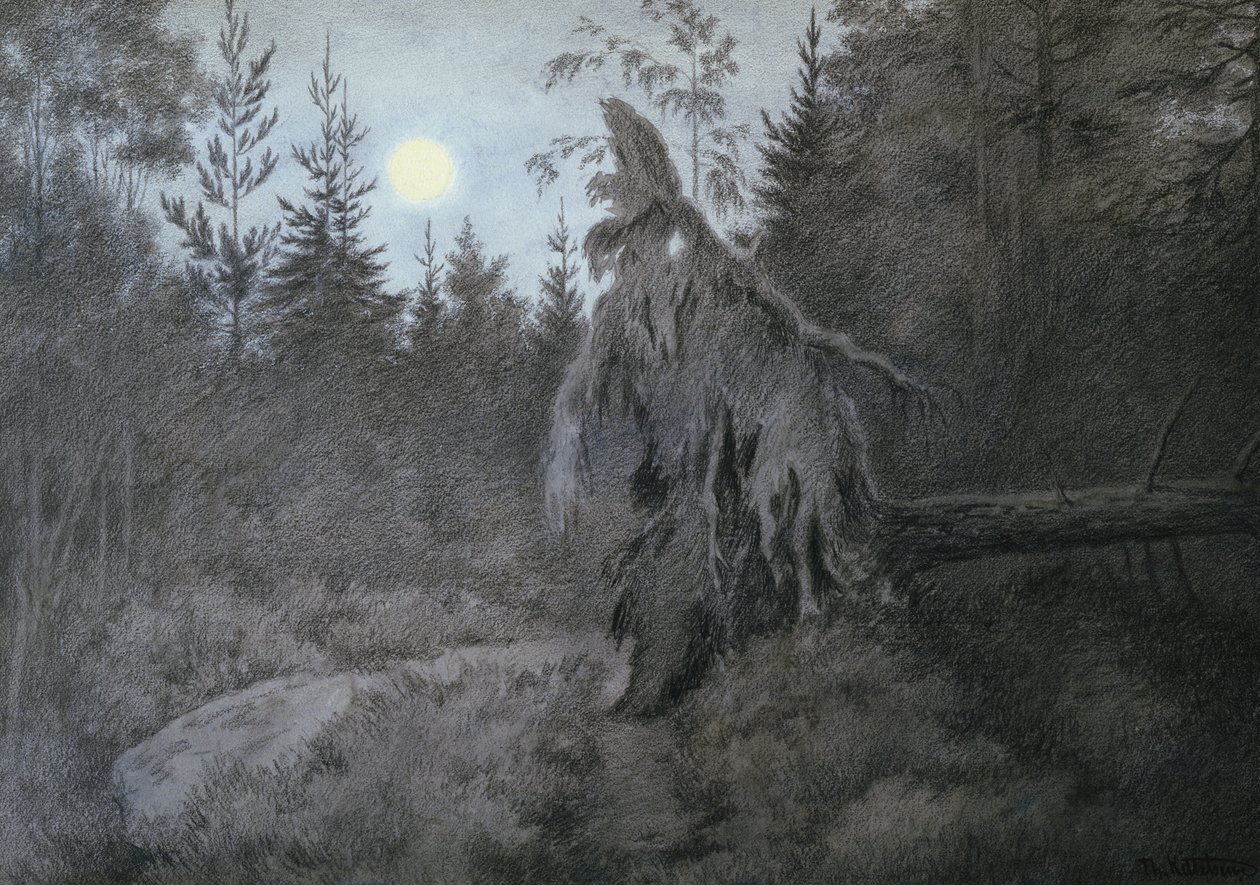 Assustador, Rastejante, Farfalhar, Movimentado de Theodor Kittelsen
