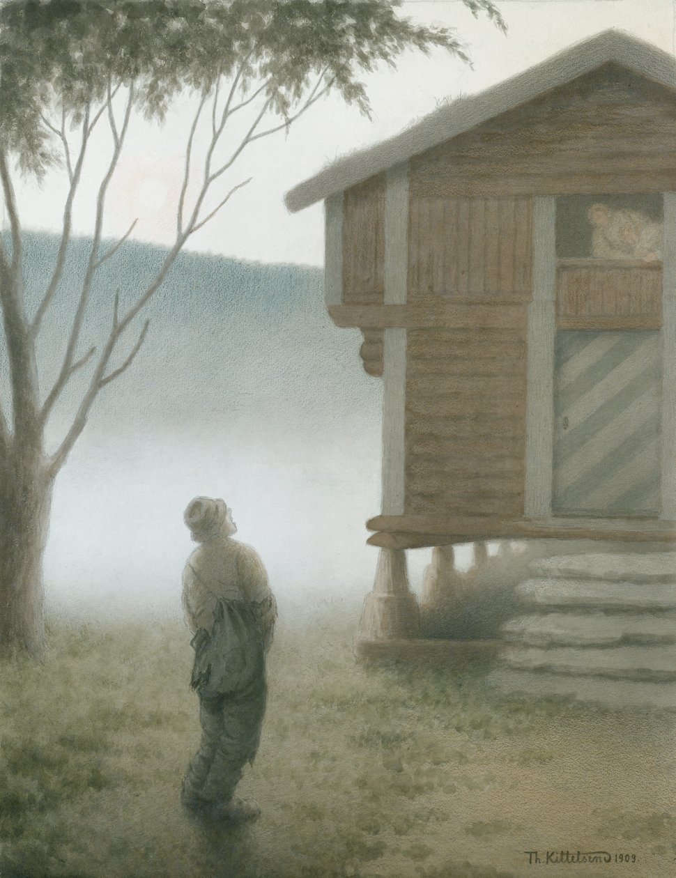 Meninas, abram a porta de Theodor Kittelsen