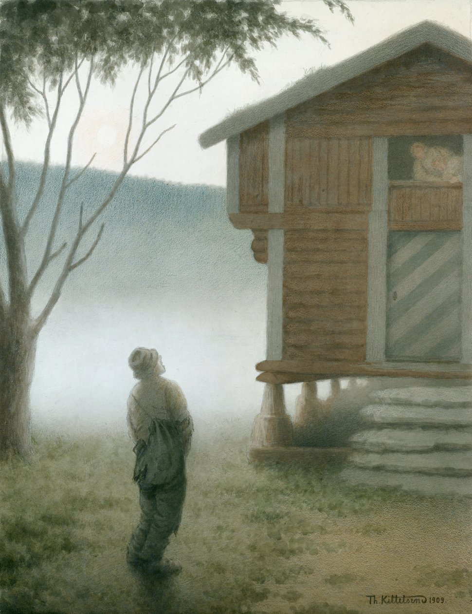 Meninas, abram a porta de Theodor Kittelsen