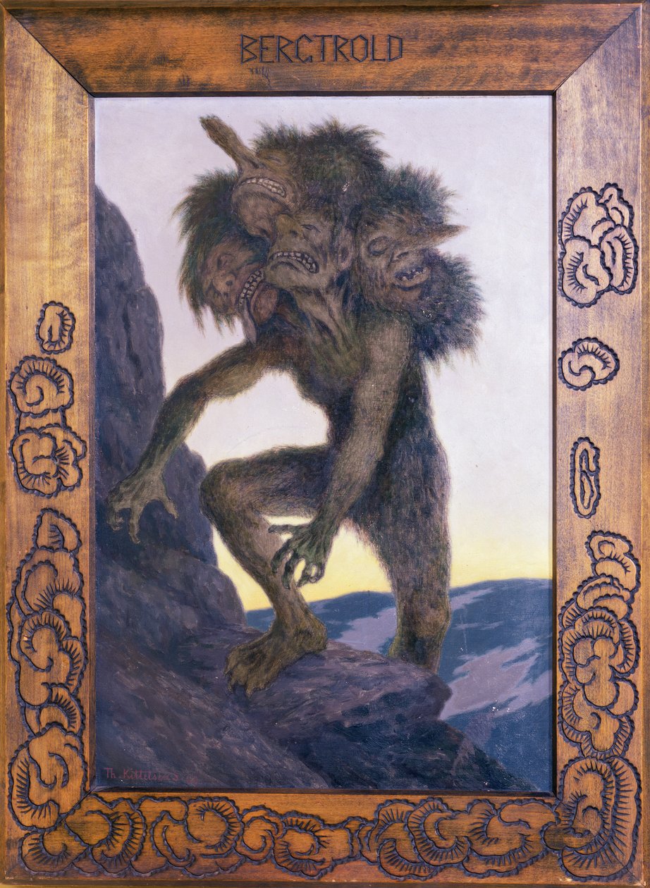 Troll de montanha de Theodor Kittelsen