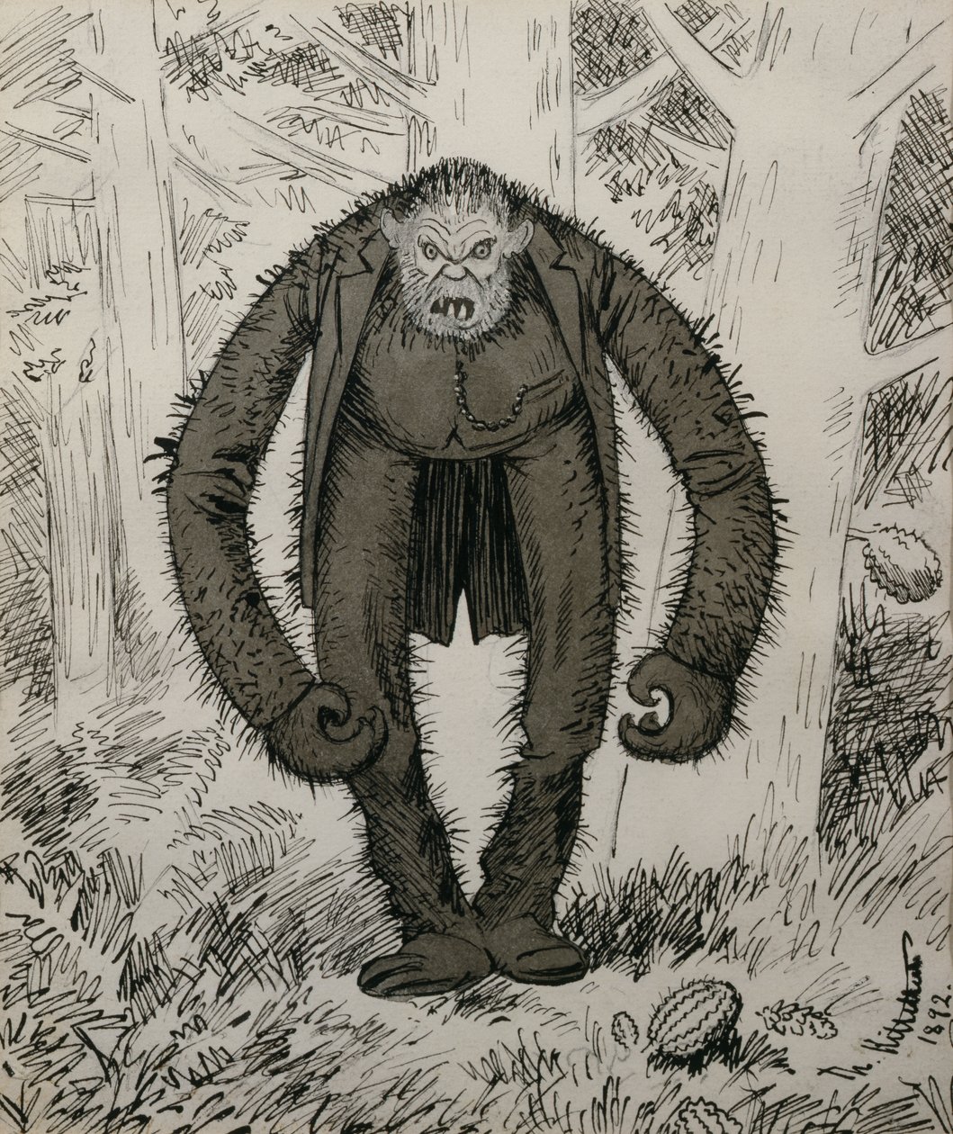 A natureza dormia, quando foi criada de Theodor Kittelsen
