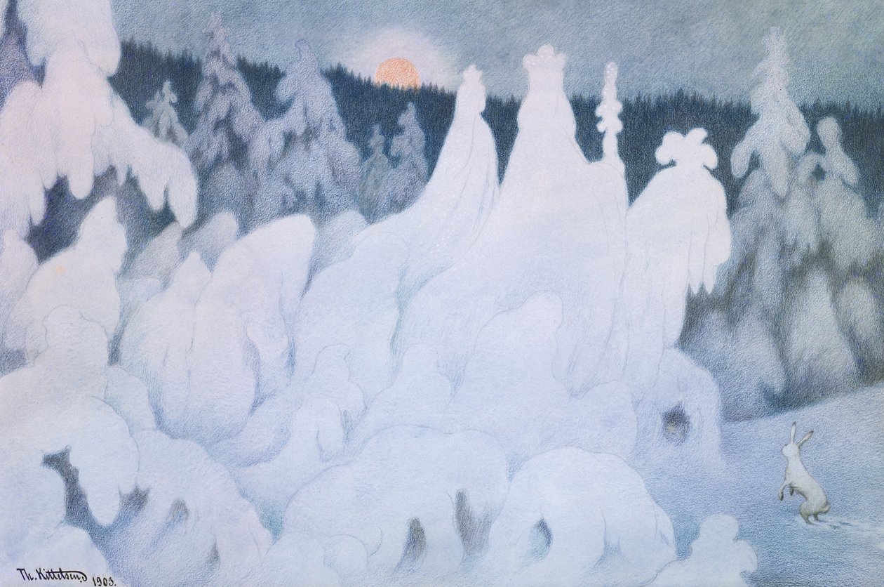 Truques de Ano Novo de Theodor Kittelsen