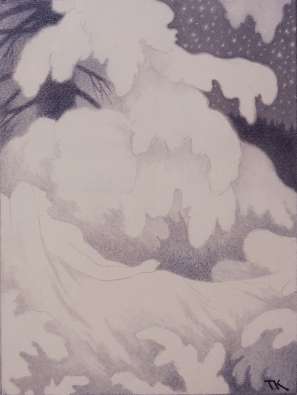 Mulher adormecida em pérolas e linho de Theodor Kittelsen