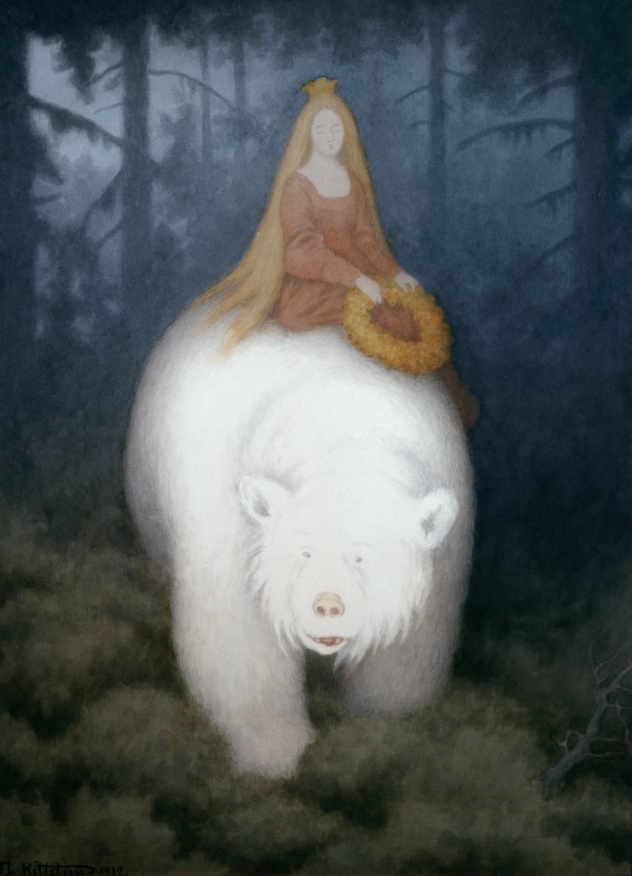 Urso Branco Rei Valemon de Theodor Kittelsen