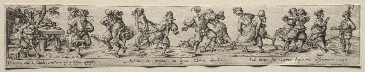 Dança dos Camponeses de Theodor de Bry