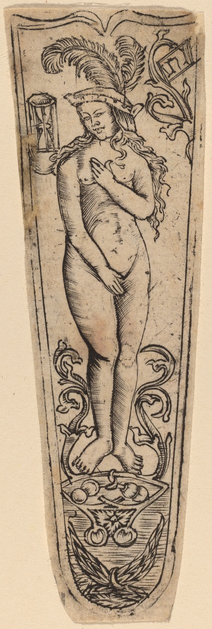 Ornamento para cabo de faca de Theodor de Bry