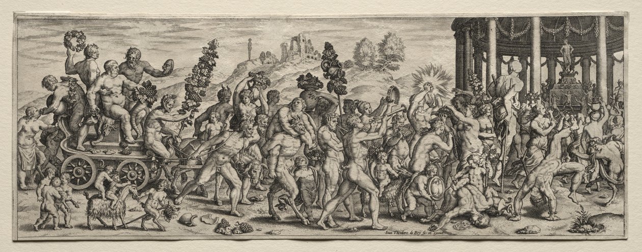 Triunfo de Baco de Theodor de Bry