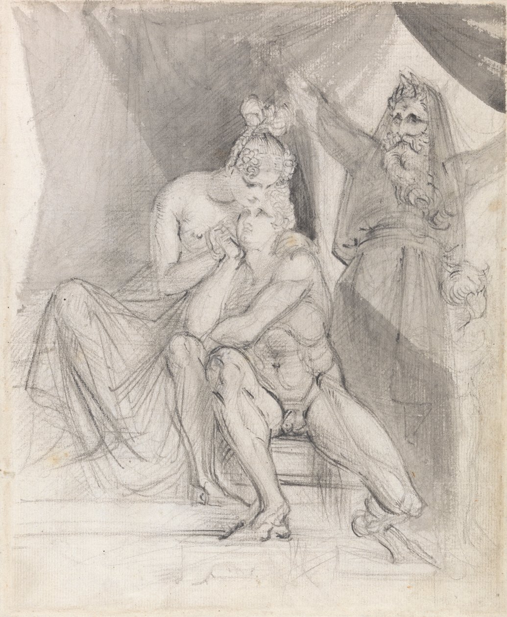 Prospero Watching Ferdinand e Miranda de Theodor von Holst