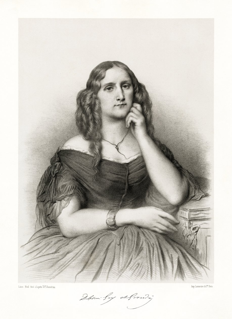 Delphine de Girardin, 1865-66 de Théodore Chassériau