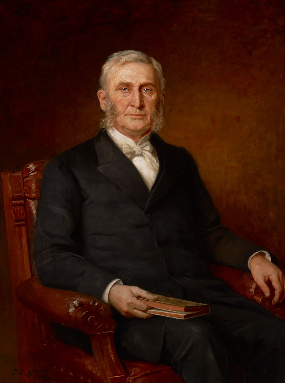 Retrato do reverendo Nathaniel A. Hyde de Theodore Clement Steele