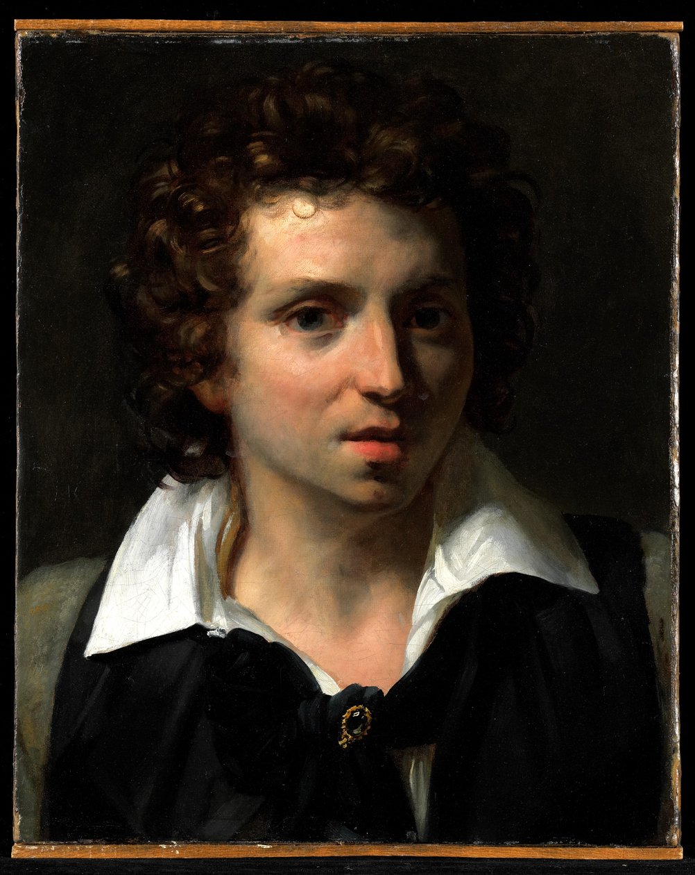 Retrato de um jovem, c.1818 de Theodore Gericault