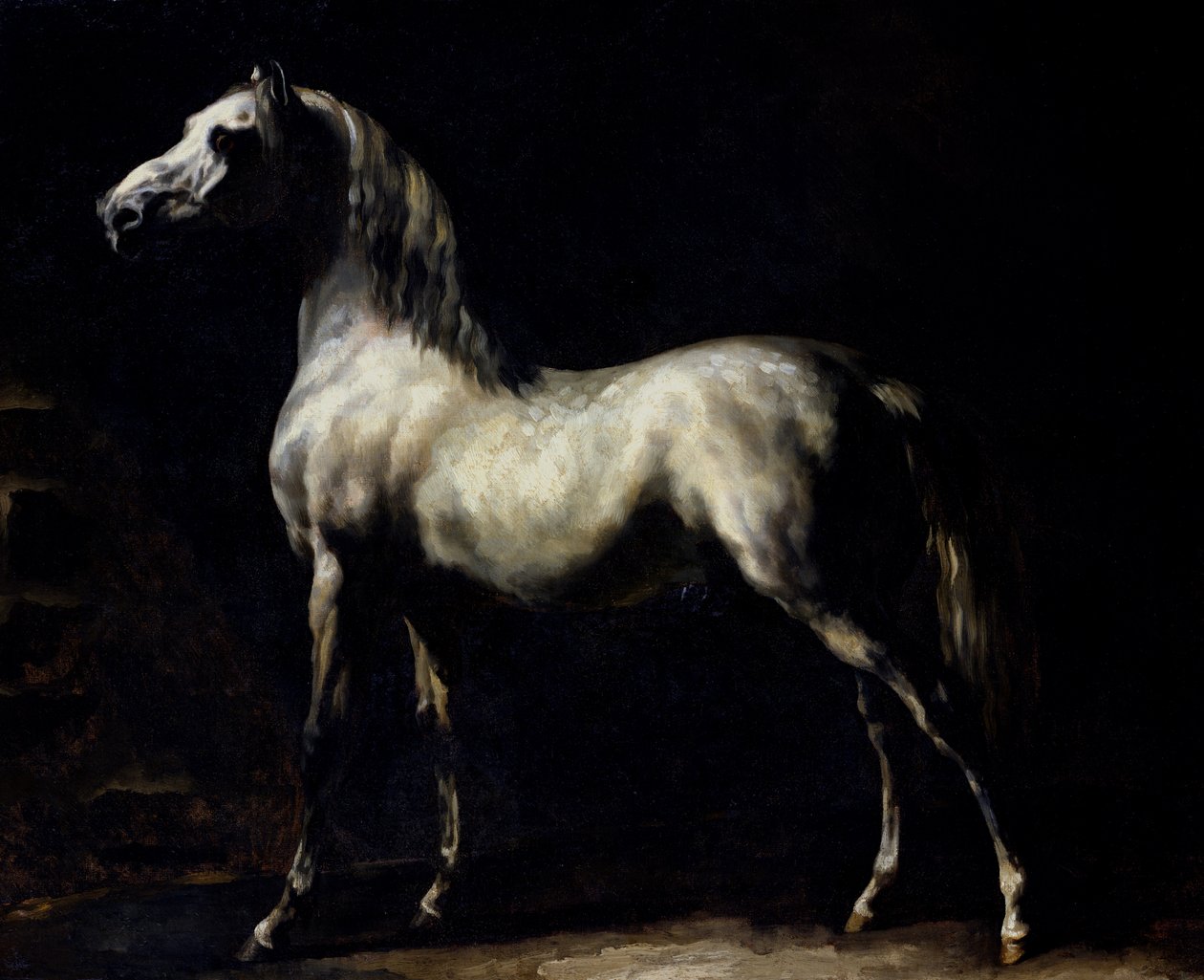Estudo de um cinza Dapple de Theodore Gericault