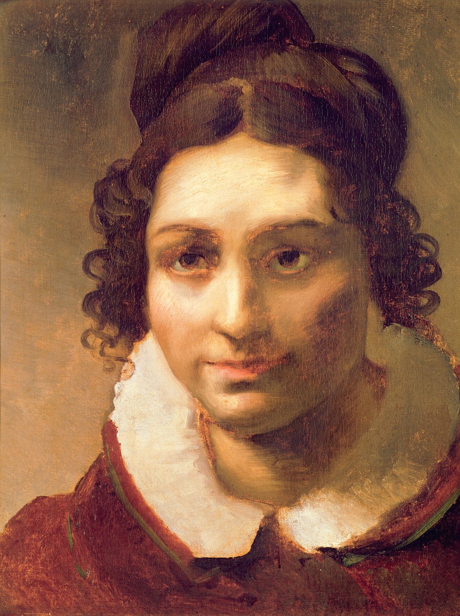 Suzanne ou Retrato presume-se ser Alexandrine-Modeste Caruel de Saint-Martin, tia do artista, 1817 de Theodore Gericault