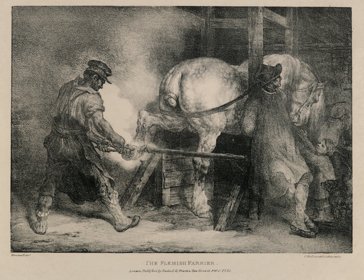 O Farrier Flamengo de Theodore Gericault