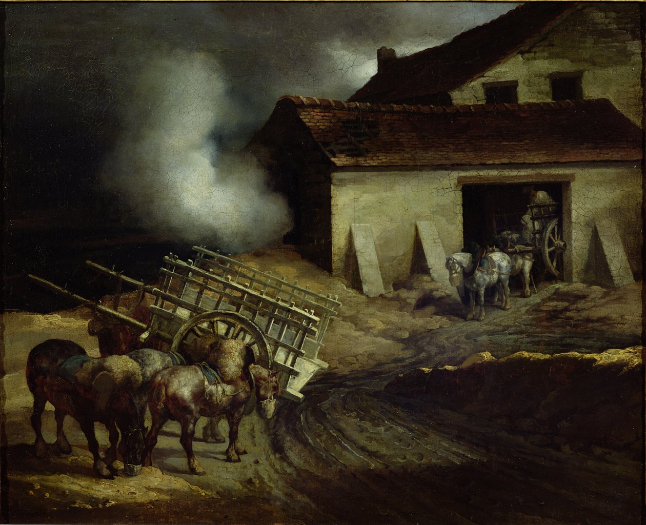 O forno nas obras de gesso de Theodore Gericault