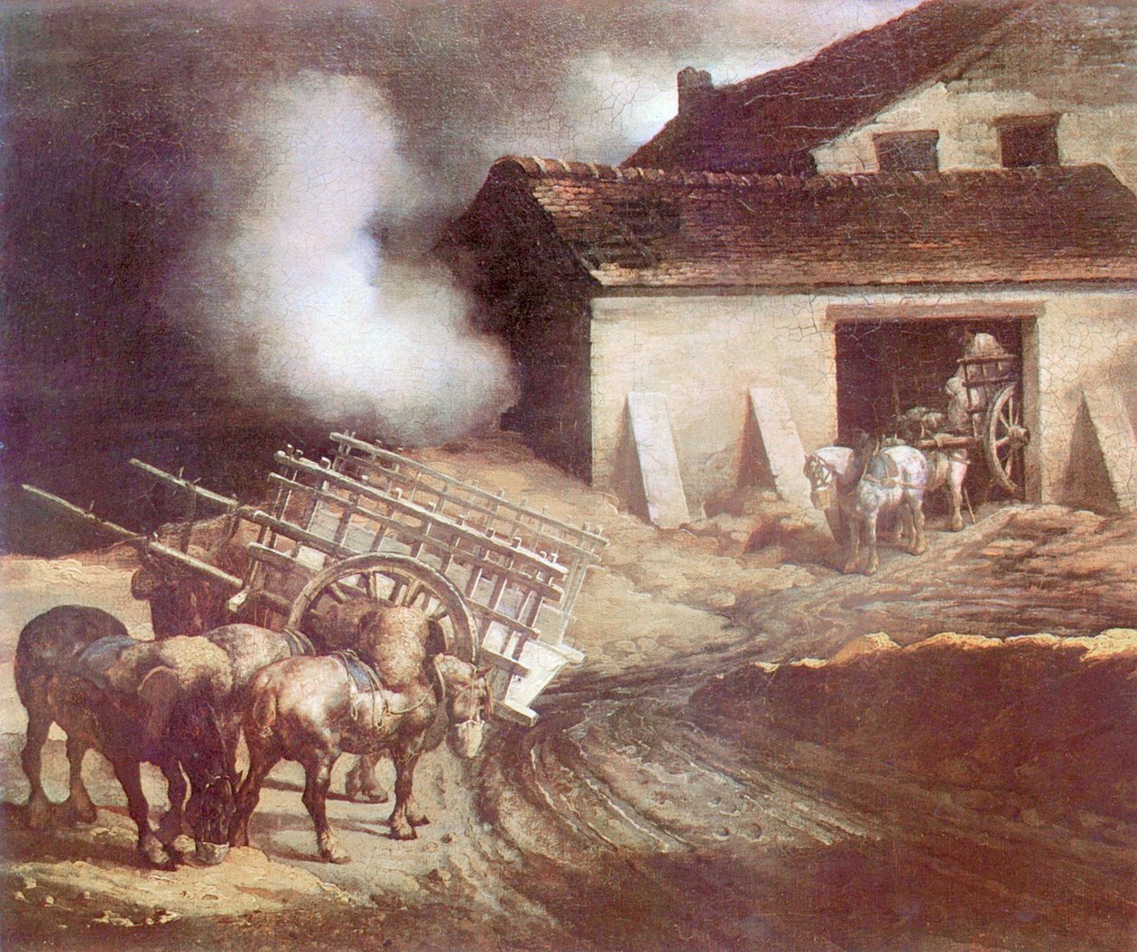 O forno de gesso de Theodore Gericault