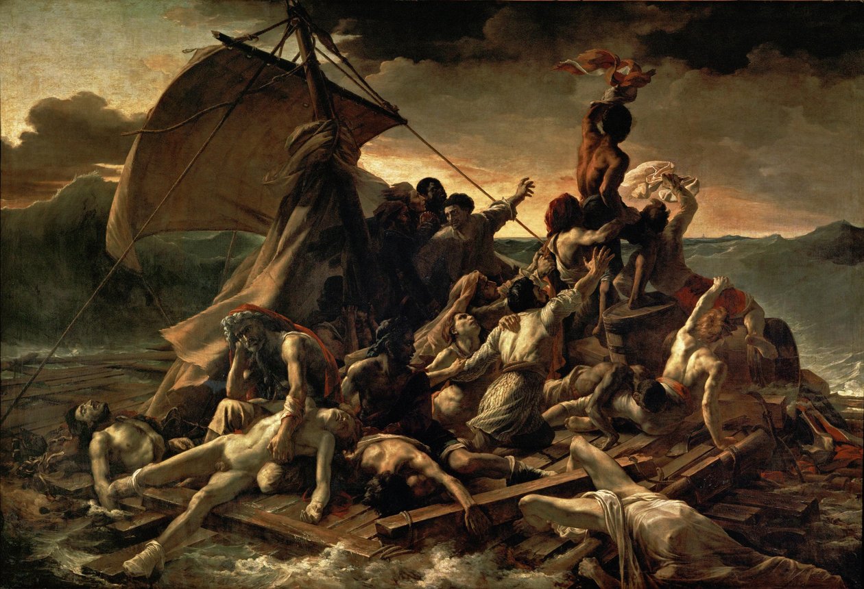 A Balsa da Medusa, 1819 de Theodore Gericault