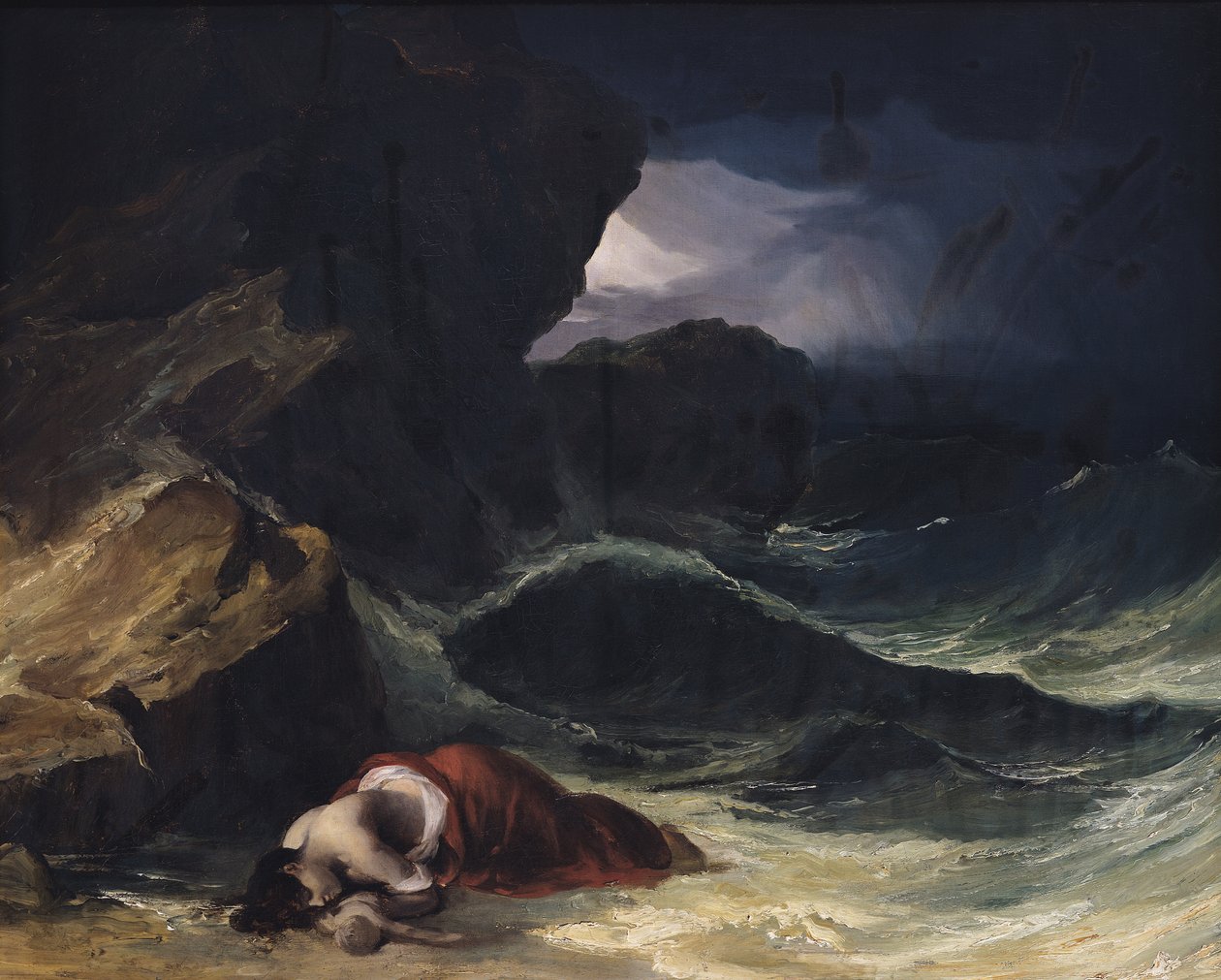A tempestade ou o naufrágio de Theodore Gericault