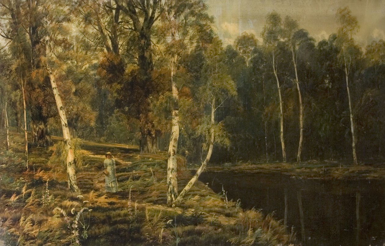 Perto de Lyndhurst, Hants, final do século XIX de Theodore Hines